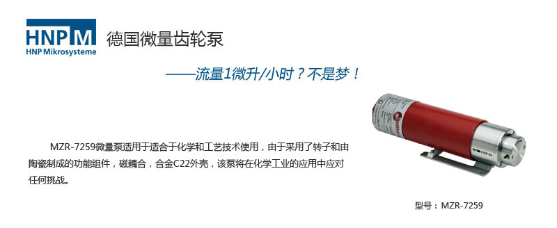 MZR-7259 Ex防爆型计量泵